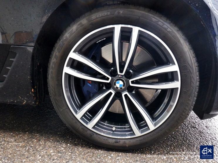 BMW 6GT 630i 다이아몬드 컷팅 휠수리 휠복원