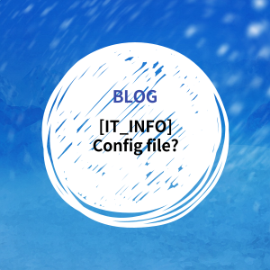  [IT_INFO] config file이란?