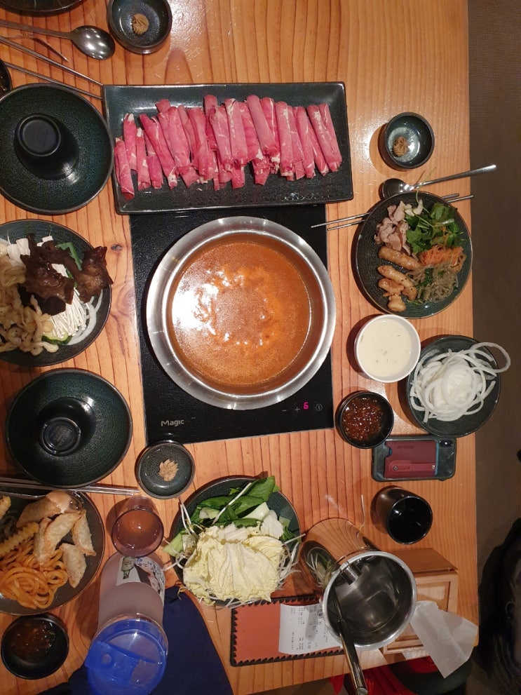  팀 점심 회식 소규모 모임에 좋은 신논현역 바르미 샤브샤브