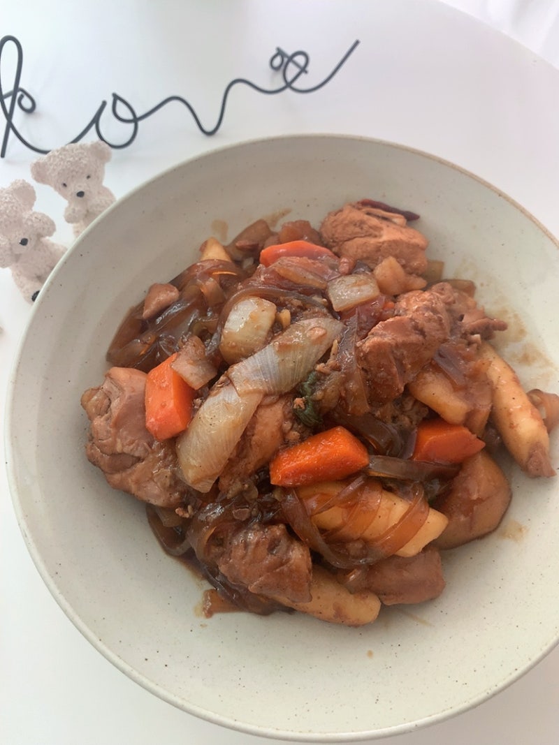 샘표 안동찜닭양념으로 초간편 안동찜닭 만들기