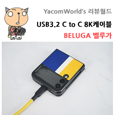 USB3.2 CtoC 8K케이블  BELUGA 벨루가 리뷰