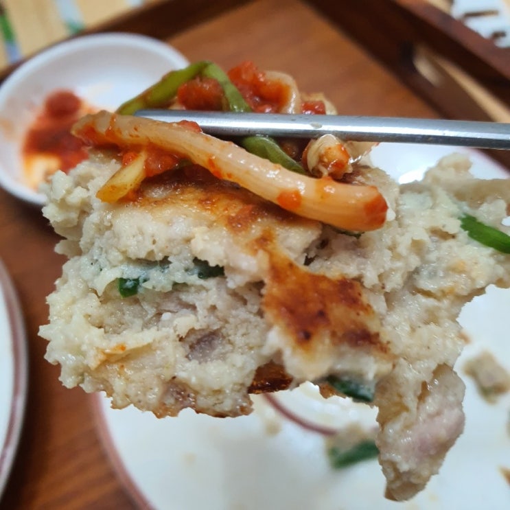  내돈내산>광장시장에서 먹던 그 맛!'순희네 빈대떡 고기완자전'