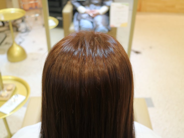  마천동미용실 AOA헤어에서 뿌리염색 너무 예쁘게 됐어요