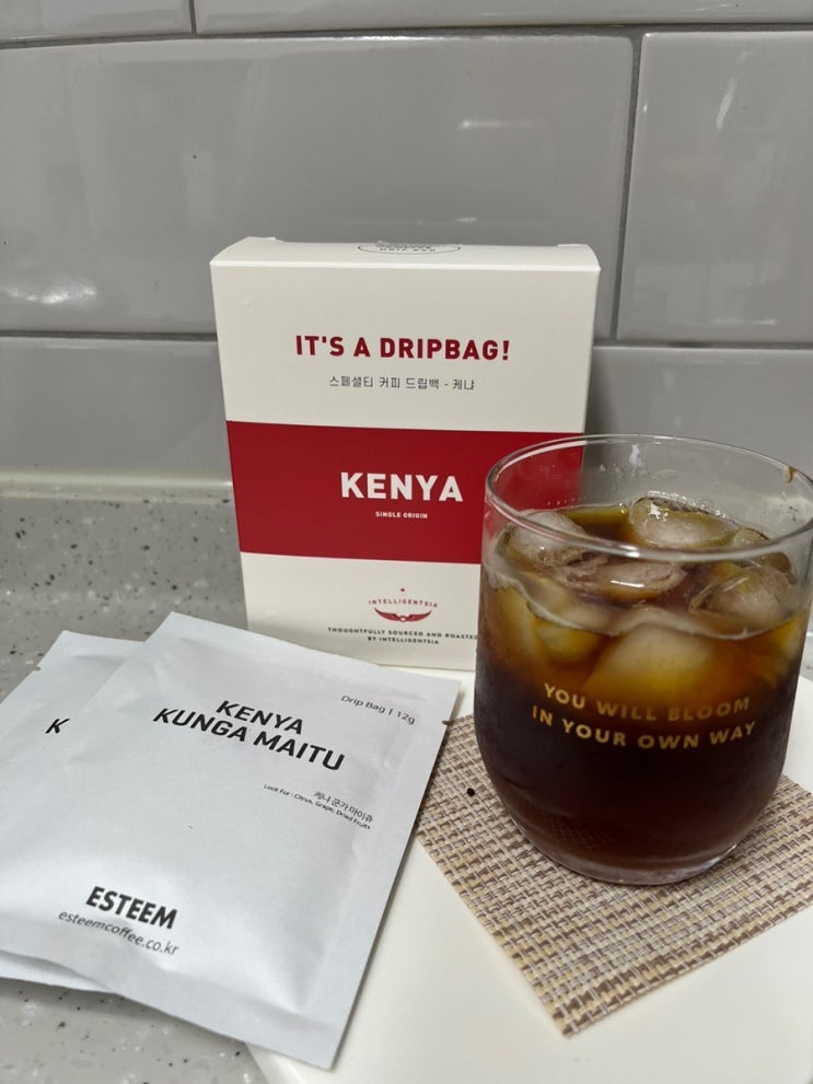  [KURL-FFEE #21] 인텔리젠시아(Intelligensia) '케냐 싱글오리진(Kenya single origin)' 드립백