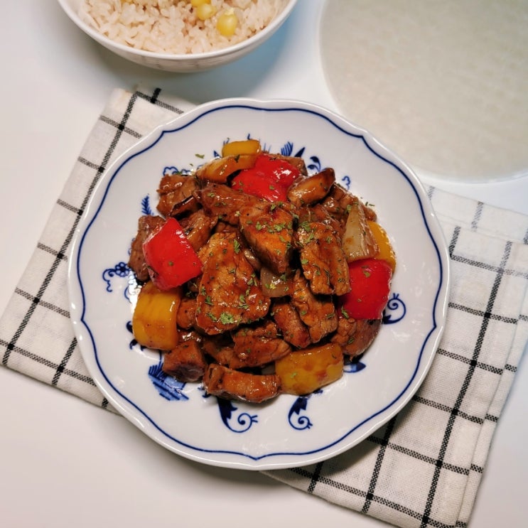 돈육폭찹 돼지고기 안심 요리 찹스테이크 만들기 돈육폭찹 돼지고기 안심 요리 찹스테이크 만들기
