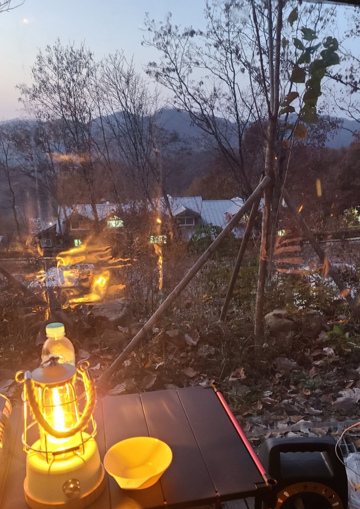 고대산 자연휴양림 캠핑장 2번 데크 다녀온 후기