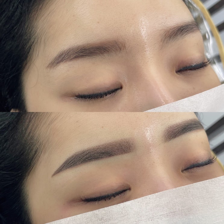  천안 여자 남자 :) 눈썹문신 자연스러운곳 , 망친눈썹 복구!