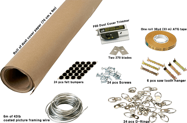  LOGAN F502 액자 배면틀 작업용 키트 Frame Backing Kit