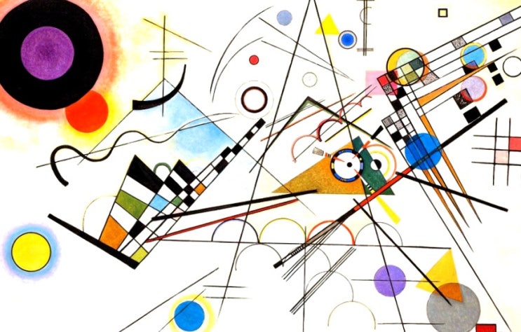 [화가] 바실리 칸딘스키 Vasily Kandinsky, 점선면의 현대미술 대가