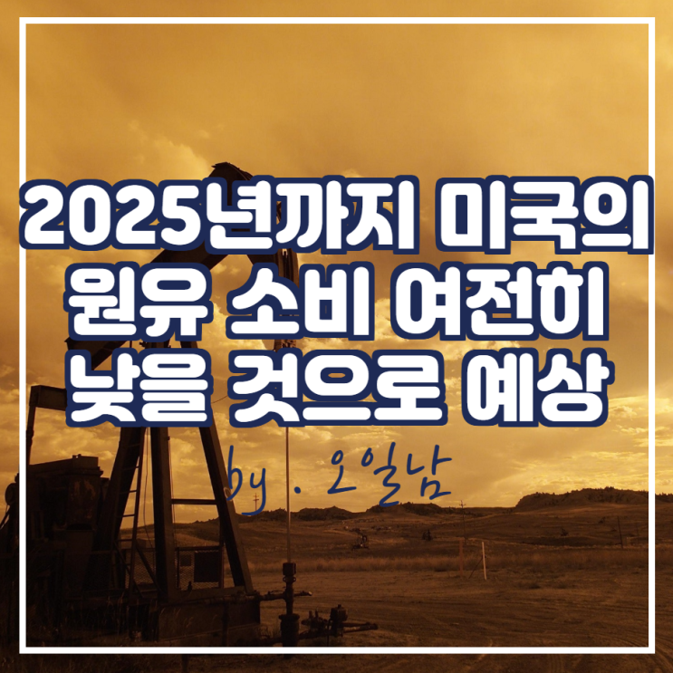  2025년까지 미국의 원유 소비는 코로나 이전보다 여전히 낮을 것으로 예상.