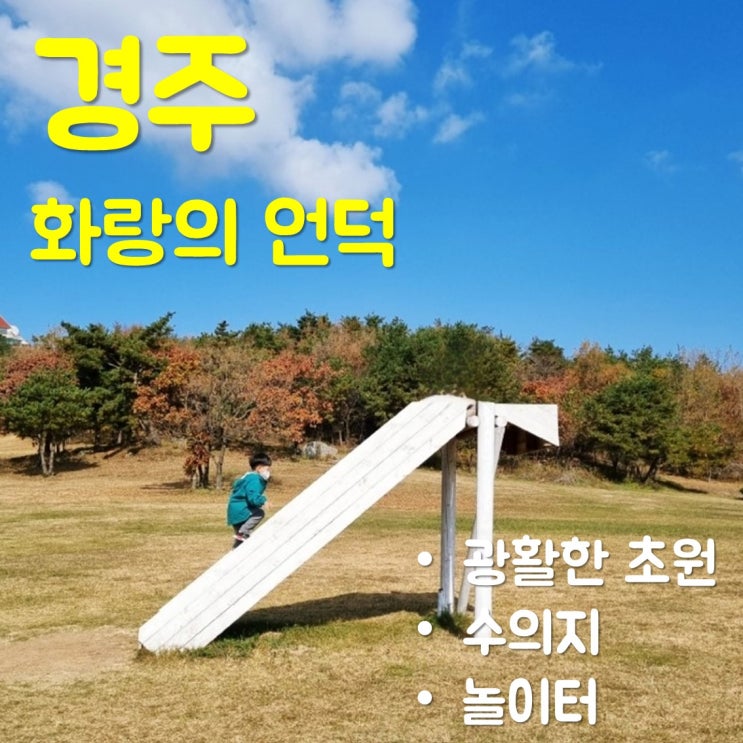 경주 화랑의 언덕 6살 아이와 여행