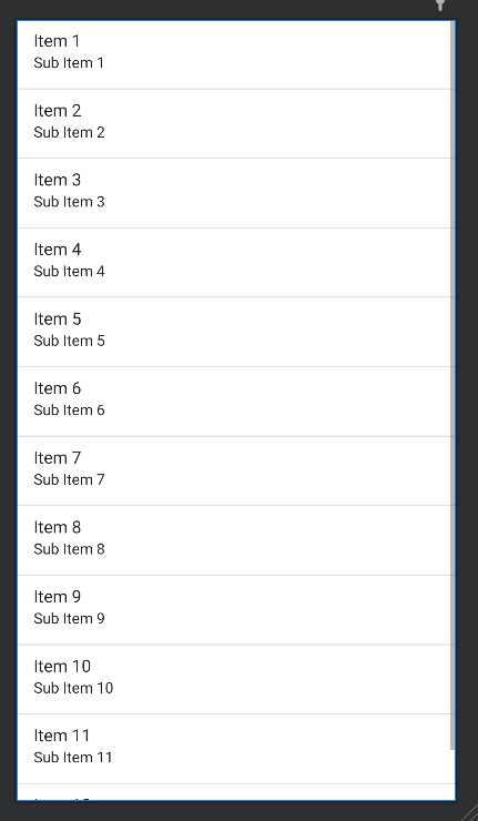  [Android] ListView