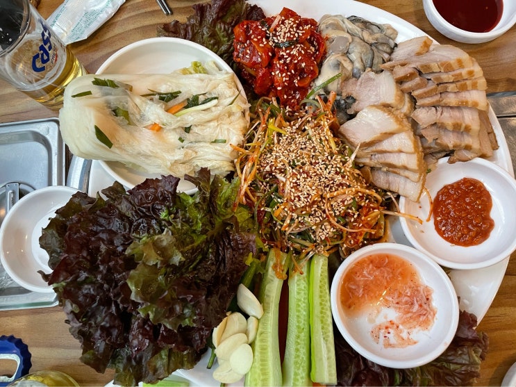  성남 중원구 성남동 (모란역) : 참통골뱅이 : 모란 굴보쌈 맛집 : 통골뱅이무침