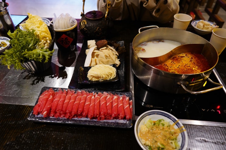  유명한 수지맛집 미가훠궈양고기 훠궈B세트 솔직후기