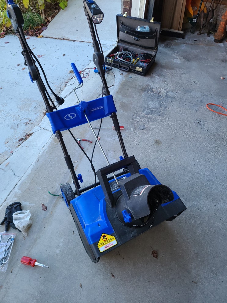  Electric snow blower repair