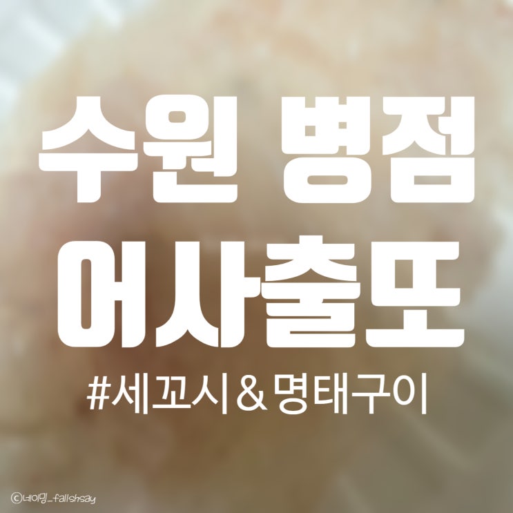  수원 병점 횟집 회센터 광어회 세꼬시 [어사출또] 병점점 내돈내산