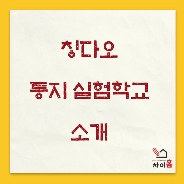  중국유학,중국어학연수 ( 칭다오 퉁지 실험학교 소개 )