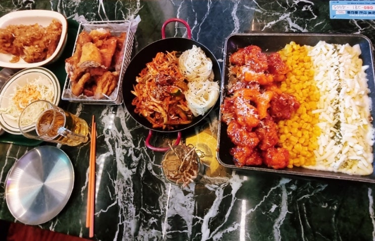  수유맛집 오늘통닭 수유본점 콘치즈폭탄이 대박(치킨창업 모집)