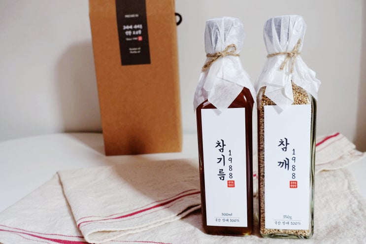  선물세트 추천 국산참깨 국산참기름