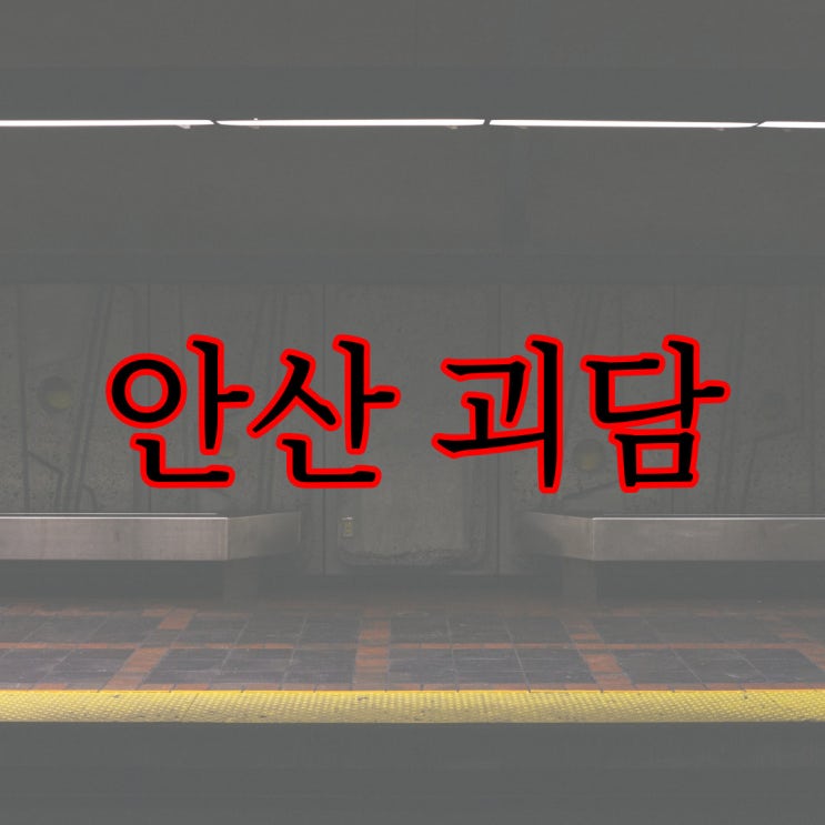  안산 괴담 / 공포 괴담 무서운 이야기