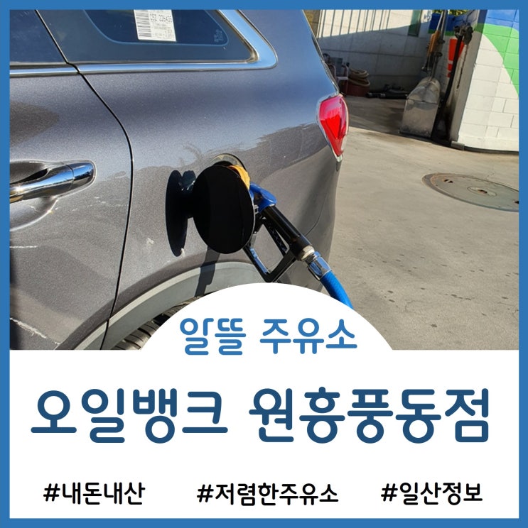  슬기로운 일산 생활을 위한 알뜰 주유소 정보