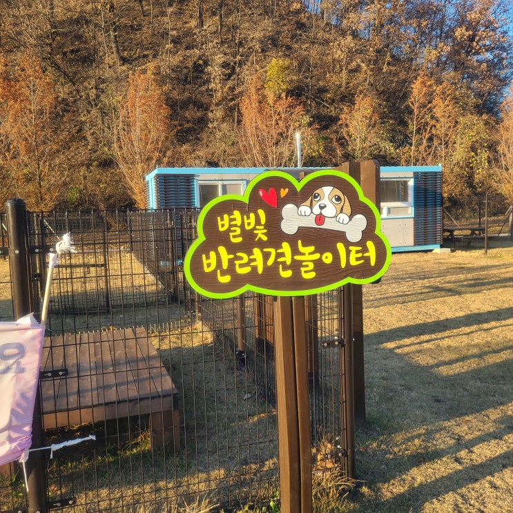  제천무료애견놀이터 영월 연당 : 별빛 반려견 놀이터 (네비주소)