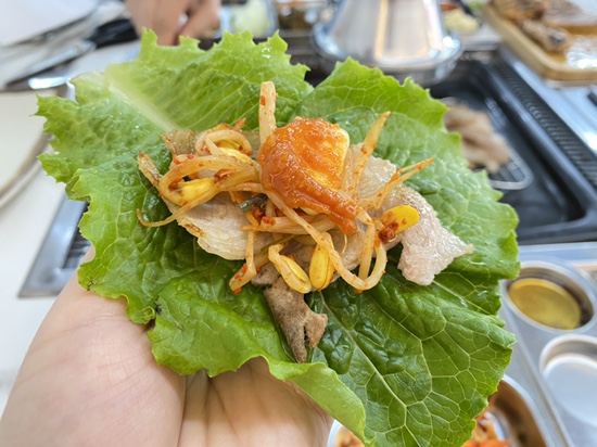  대전 삼겹살 맛집, 충남대 고깃집 초원돌구이 본점