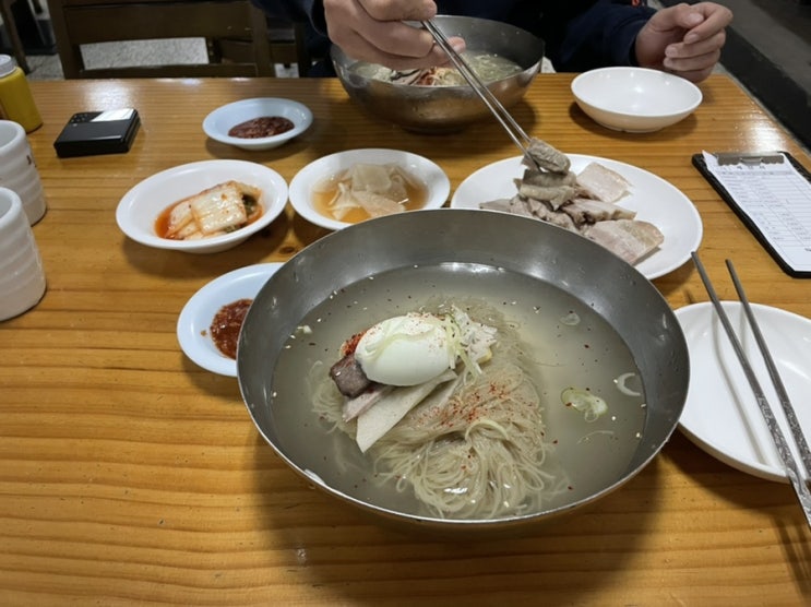  평양냉면은 3번은 먹어야한다며.. 두번째 방문 평양면옥