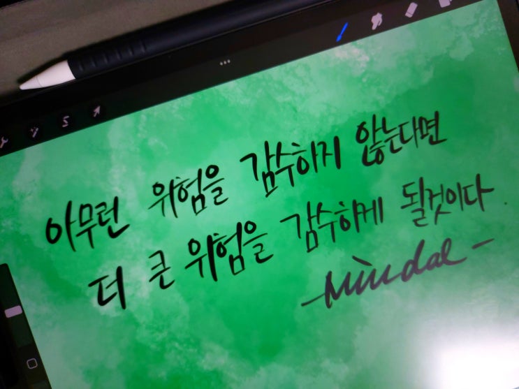  [1일 1캘리그라피] 에리카 종 명언 1