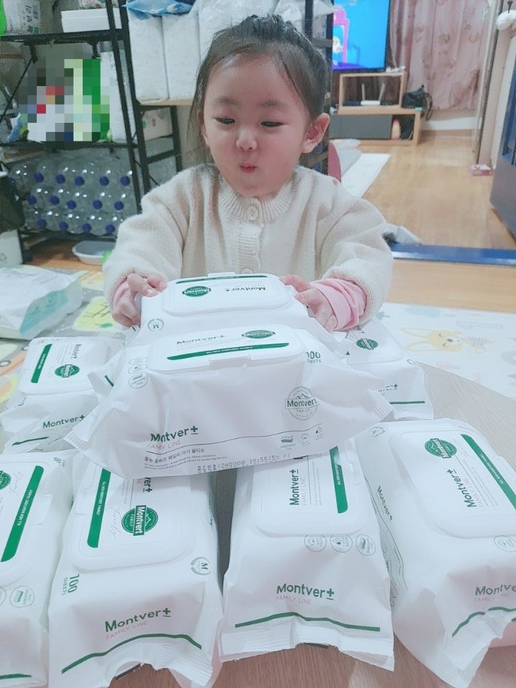  이유 있는 선택! ෆ 몽베르 두꺼운 아기물티슈 ෆ