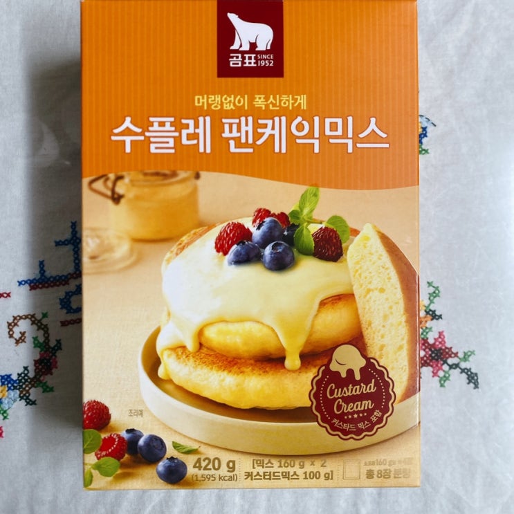  [곰표] 머랭없이 폭신하게 수플레 팬케이크 믹스 : 역시 곰표 짬바 어디 안간다