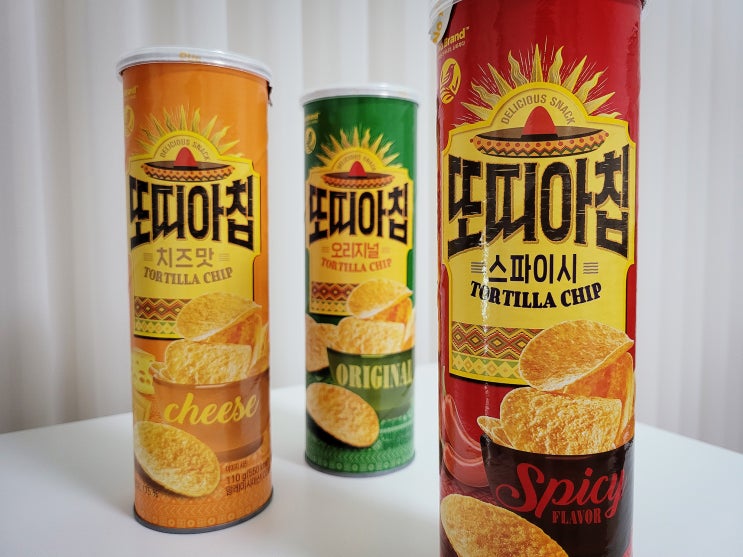  (노브랜드 또띠아칩 오리지널/치즈맛/스파이시) 이마트 과자 추천