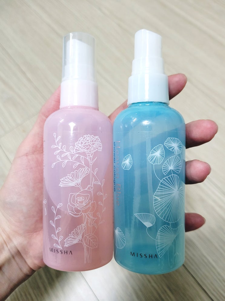  미샤 샤워코롱 헤븐 블루&러블리 핑크