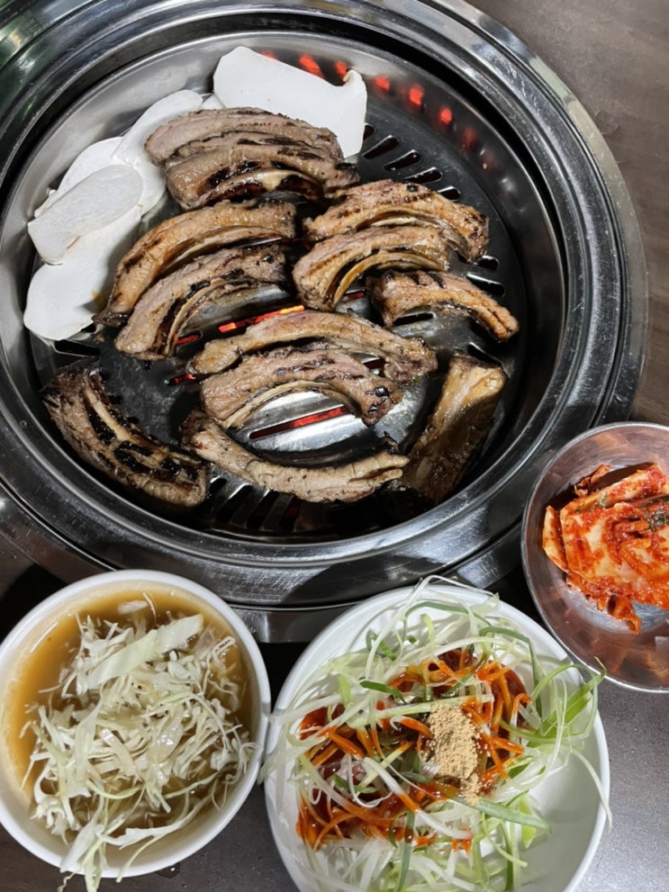  순두부찌개가 맛있는 장안동 참숯구이 '신가네 왕코 등갈비'_내돈내산, 솔직후기