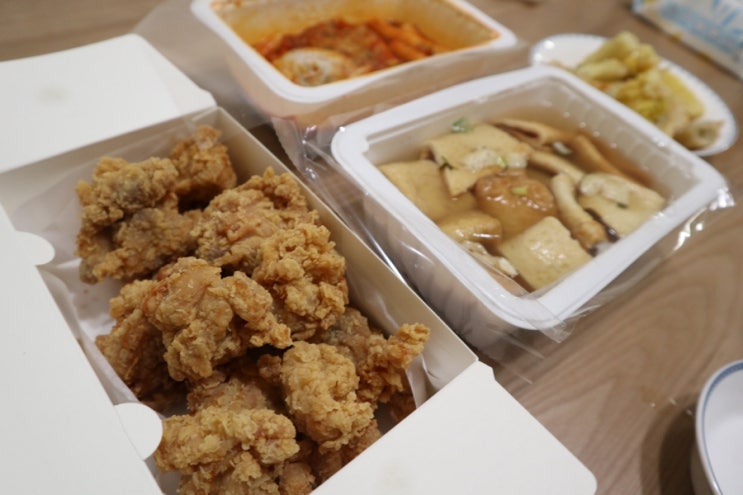 죠스떡볶이 풍무역점 순살치킨과 국물떡볶이 괜찮네