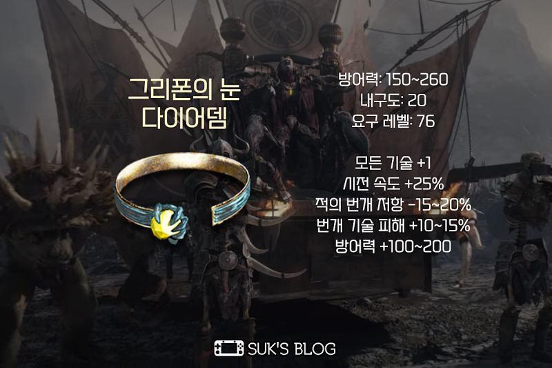 디아2 다이어뎀 그리폰의 눈 레어 큐빙 (디아블로2 레저렉션 다뎀) : 네이버 블로그