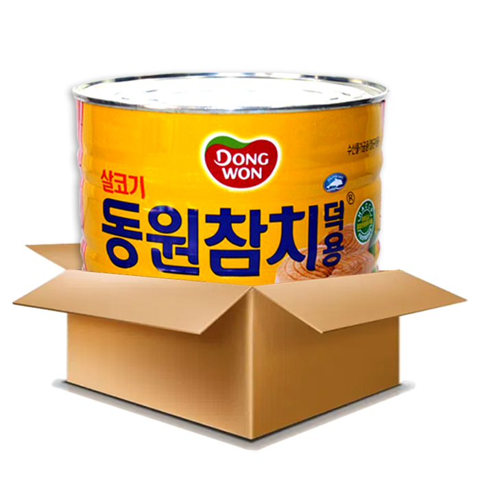 동원 참치 살코기 캔 덕용 박스 (1.88kg x 6개) 김밥 샐러드 크래커 업소용