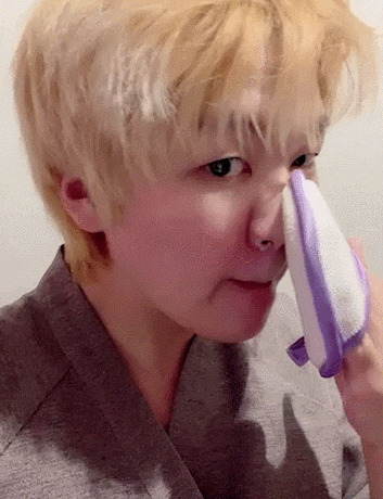  코피지녹이기,제거 라노아 숯비누와 페이스 타올로 해보았다.