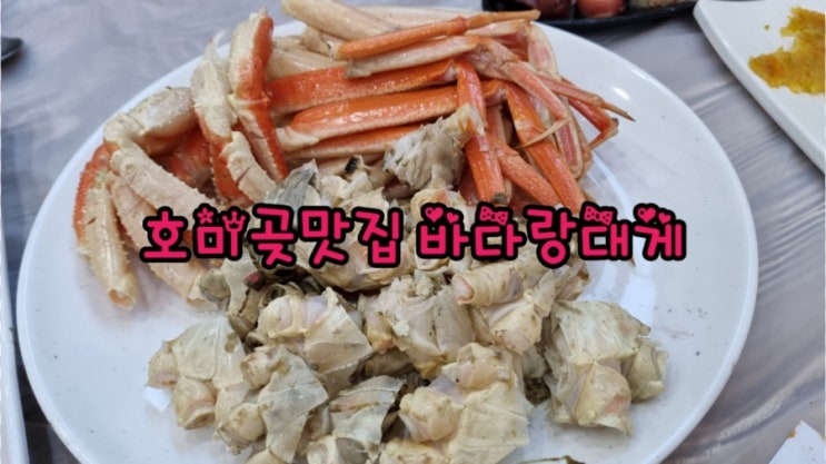  호미곶맛집 바다랑대게, 대게코스(구룡포모리국수+대게물회+대게) 맛집