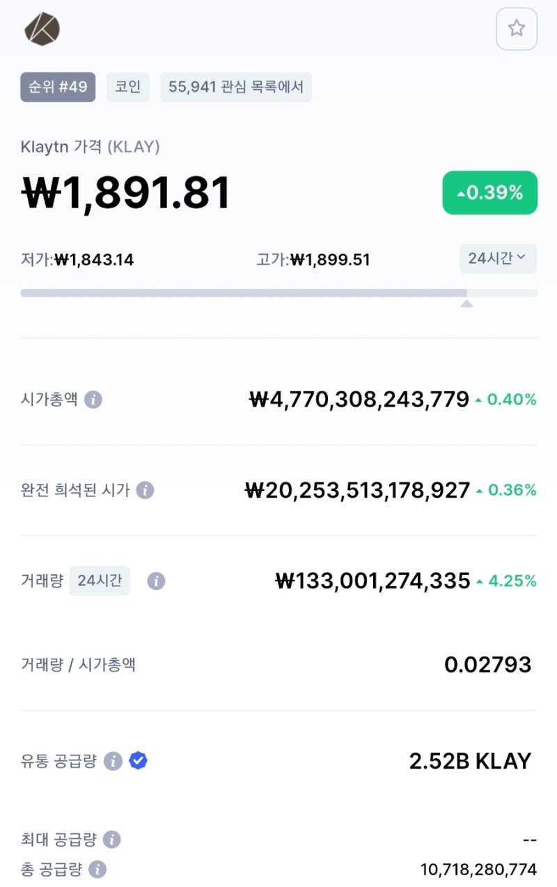 암호화폐 - 국산 대표 코인, 카카오 클레이(클레이튼) : 네이버 블로그