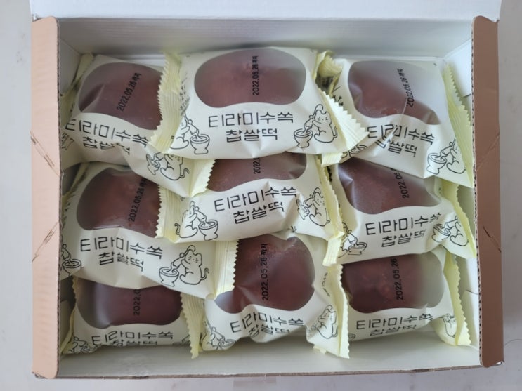  쿠캣 티라미수쏙 찹쌀떡 :: 수능떡선물세트 추천