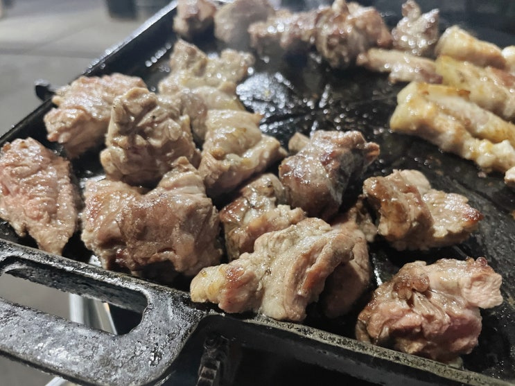  부천역 회식장소추천 [뻥쟁이네] 연말송년모임 제주돼지고기 맛집