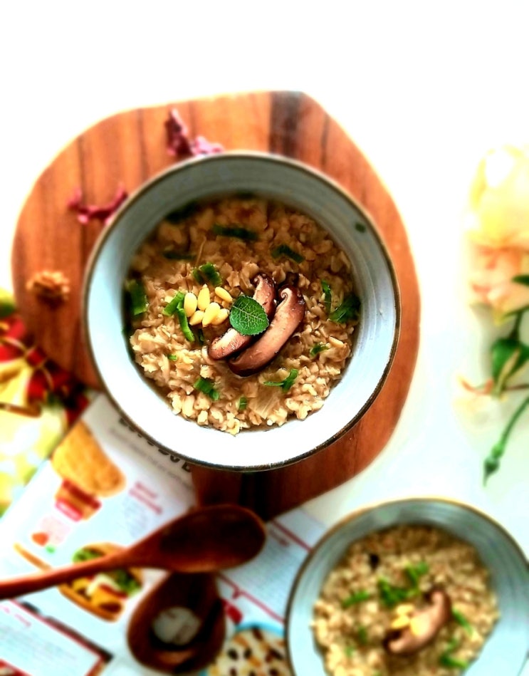  다이어트 음식 오트밀 버섯죽 당뇨에 좋은 음식 오트밀요리 오트밀 맛있게 먹는법