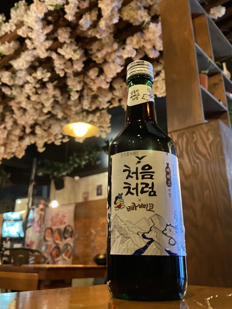  애주가 이앙똔 처음처럼 빠삐코 소주 리뷰