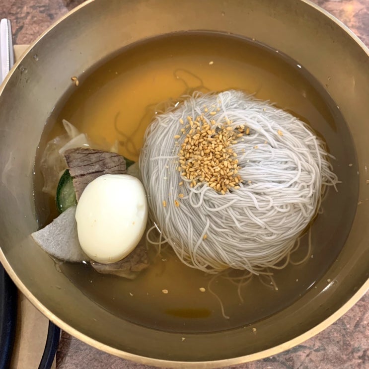  고속터미널한식 장사랑 냉면맛집이었네
