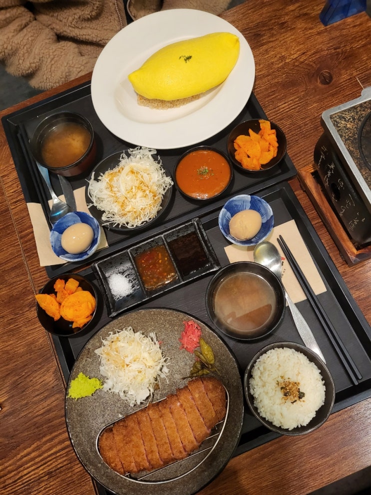  동탄 데이트 하기좋은 레이크꼬모 후라토식당 규카츠