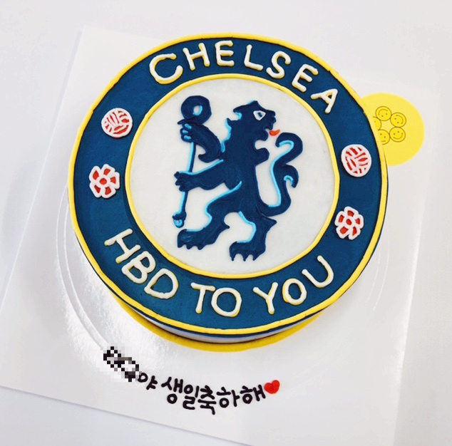  울산 동구 주문제작 빅스마일케이크 ; 첼시케이크 , 남자친구생일케이크 , 축구케이크 , 첼시엠블럼