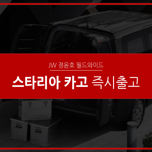  스타리아 리스 지금 당장 해야 하는 이유