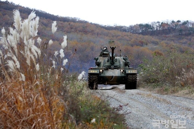 해병2사단 M48 전차의 마지막 기동 사격 훈련