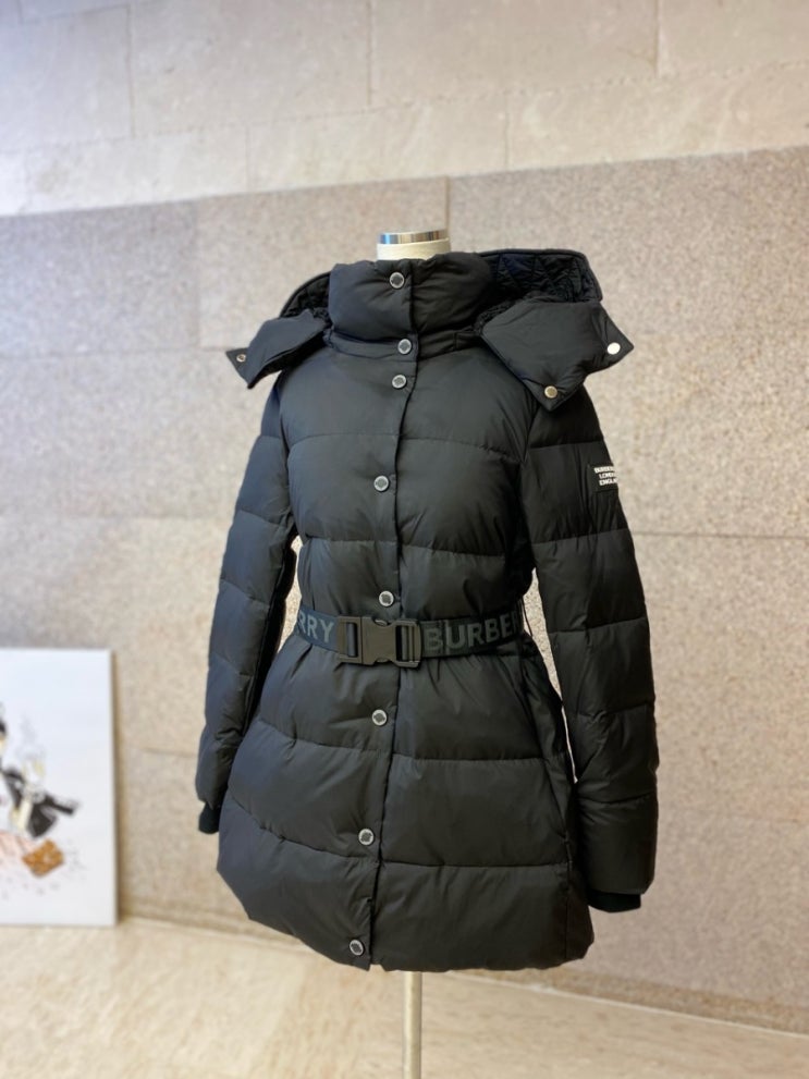  버버리 디태처블 후드 푸퍼(에핑햄 쇼트) 실사 후기